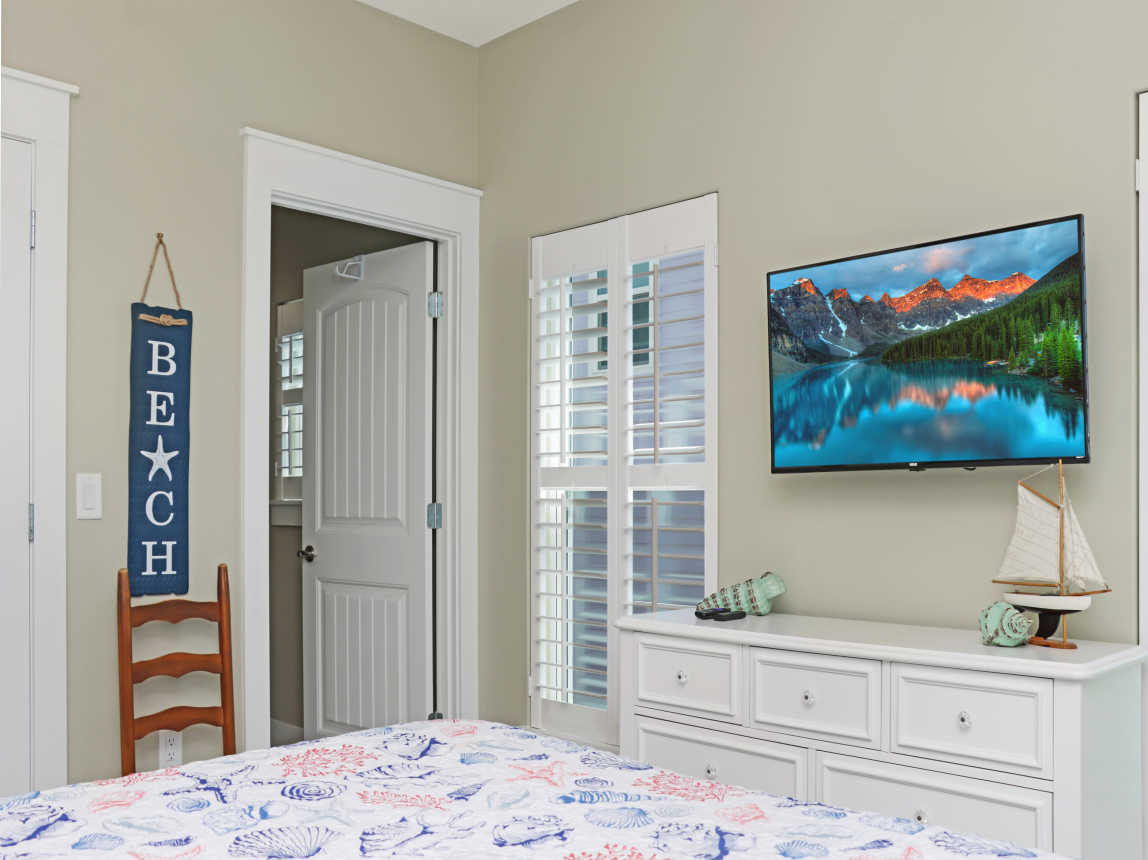 Bedroom 3 - TV and Master Bath