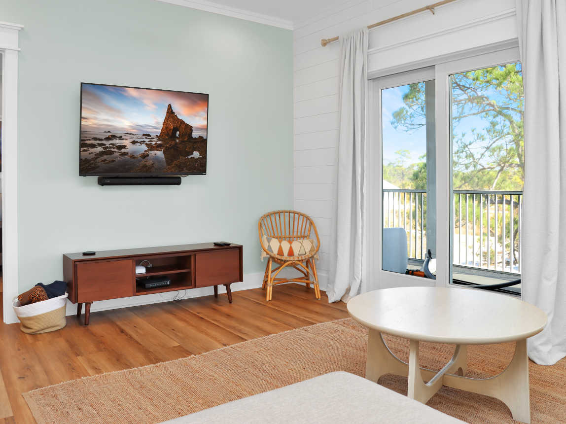 Living Room with Large TV