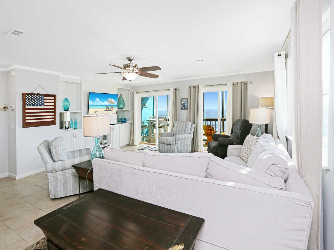 Gulf Front Living Area