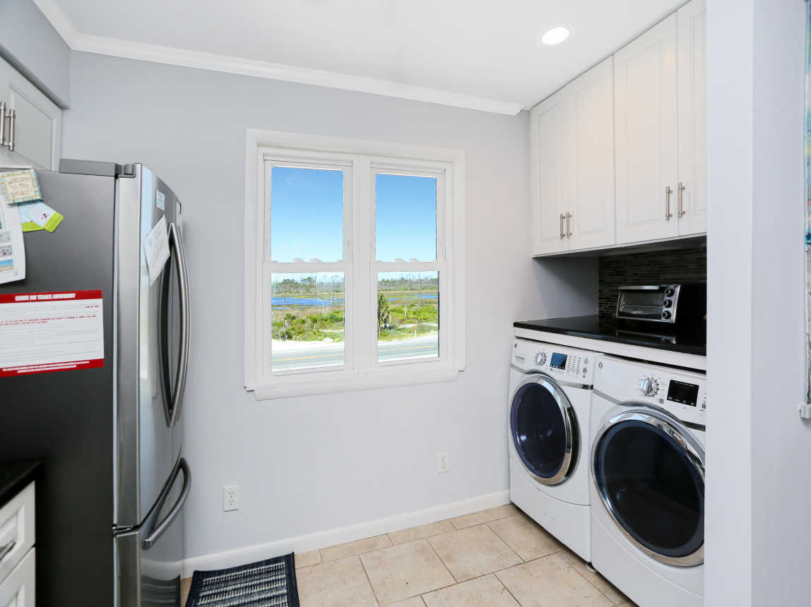 Kitchen with Laundry