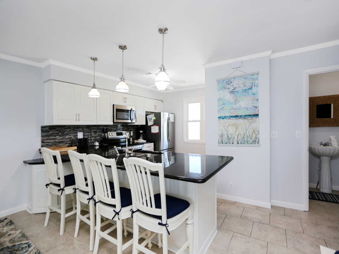 Kitchen with Half Bath