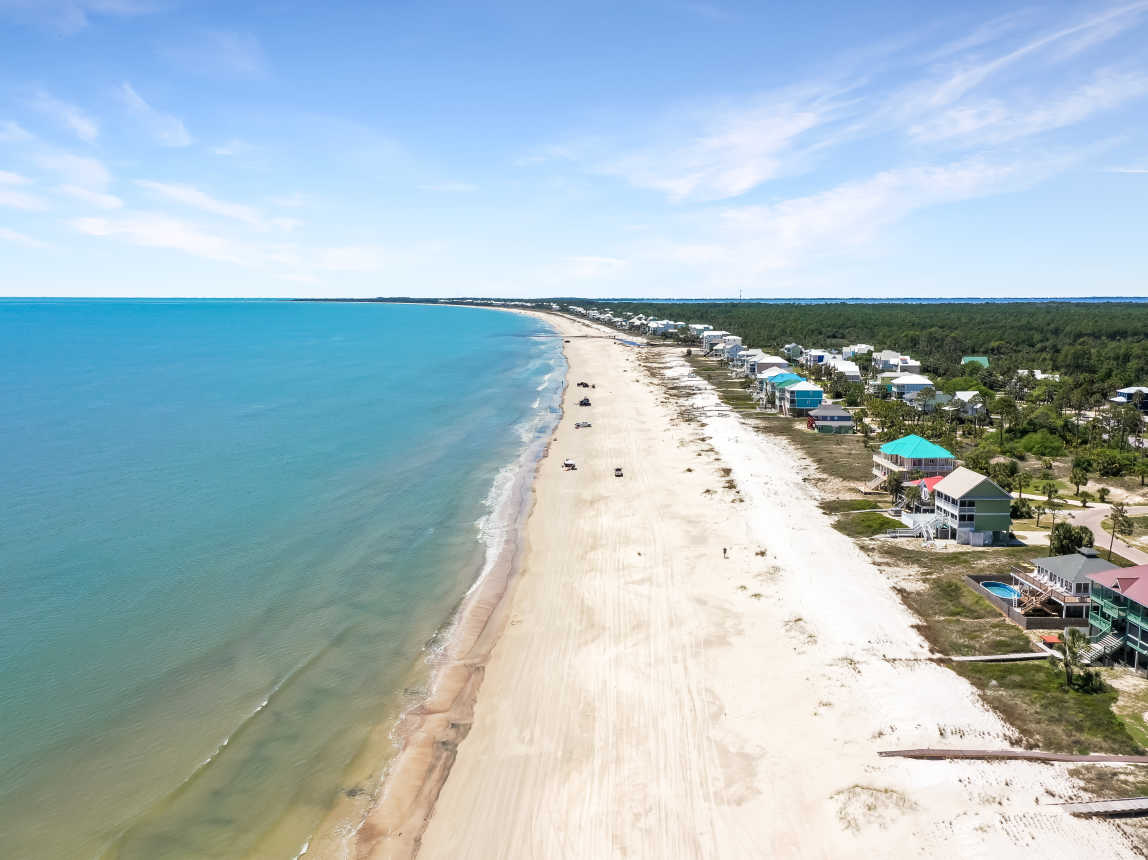 Uncrowded Indian Pass Beach
