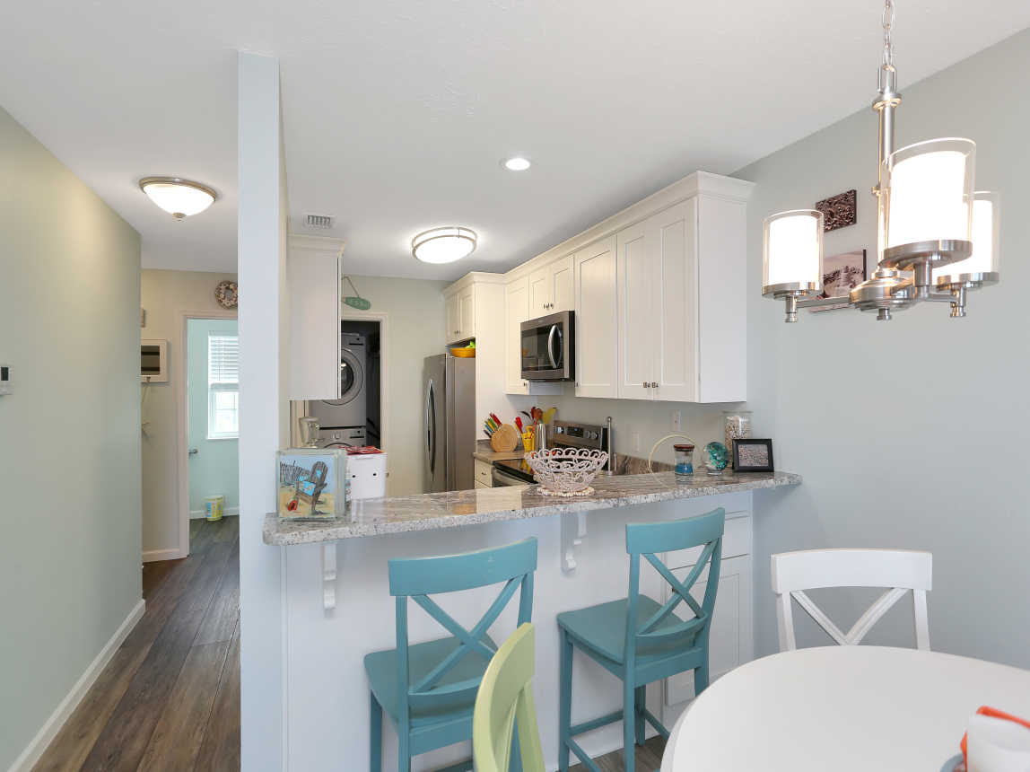 Kitchen with Bar Seating