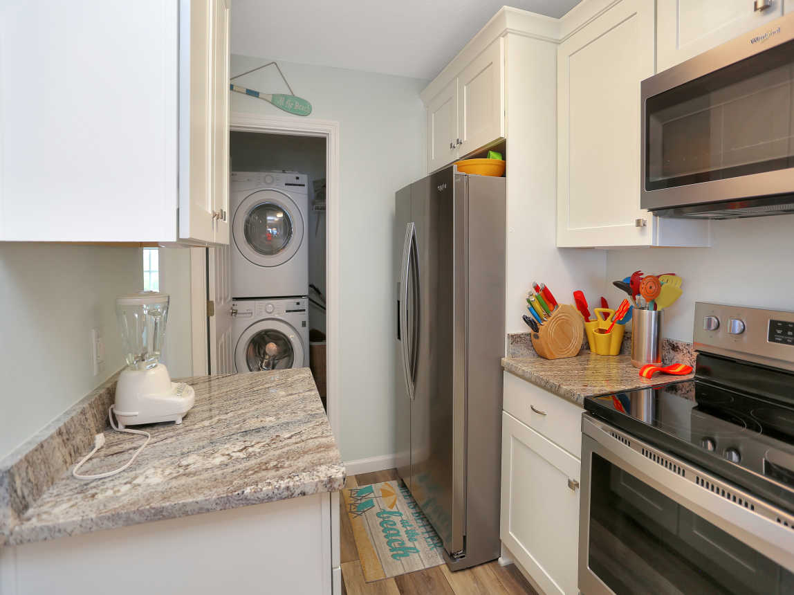 Kitchen with Laundry Room