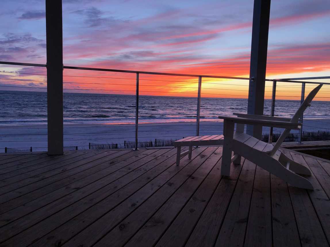 Sunset on the Deck