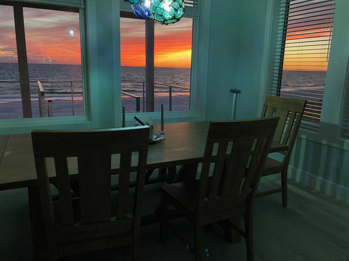 Sunset from Dining Table