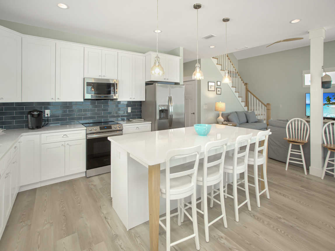 Kitchen with Bar Seating