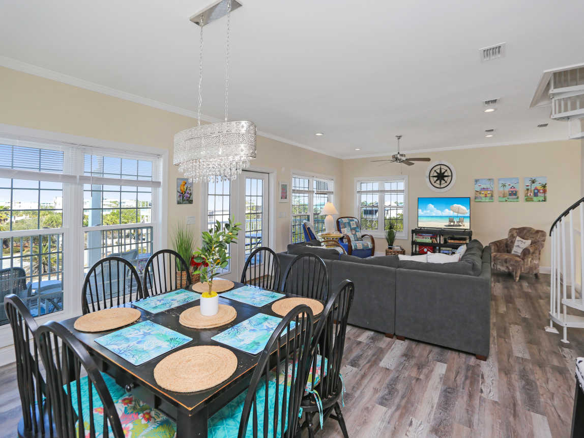 Dining Area & Living Room