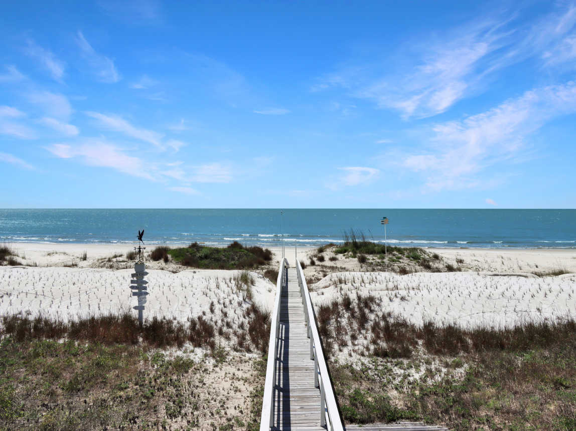 Private Boardwalk Makes it Easy to Get to the Beach