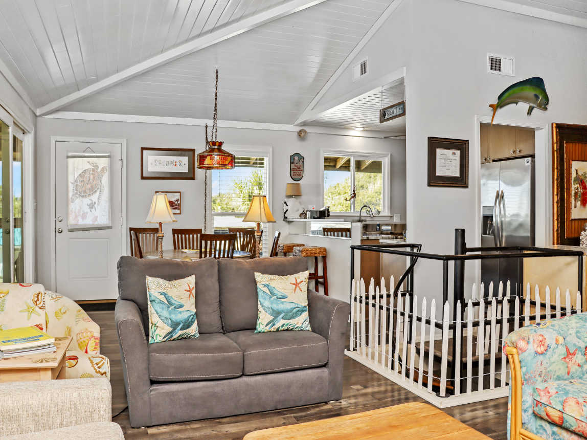 Living Room, Dining Area and Kitchen