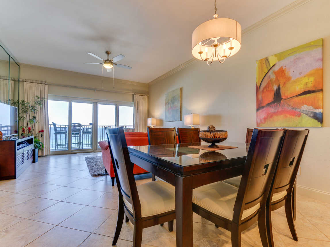 Table for 6 with a view!