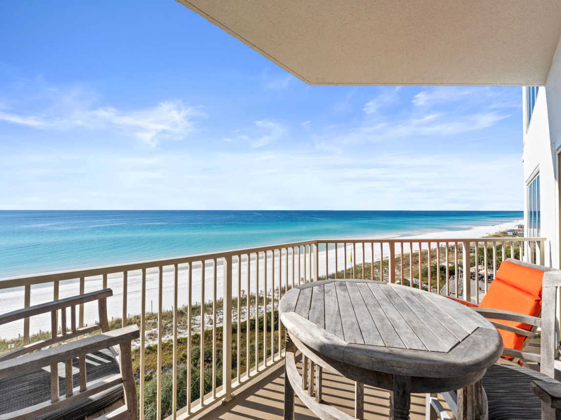 Table and chair for your morning cup of joe or your evening sunset cocktail.