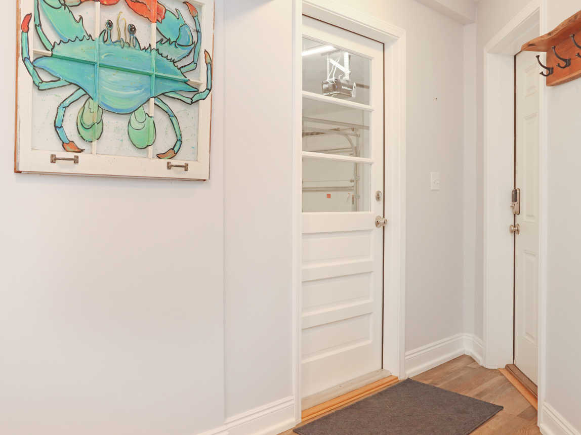 Front Door Entrance with Garage Entry