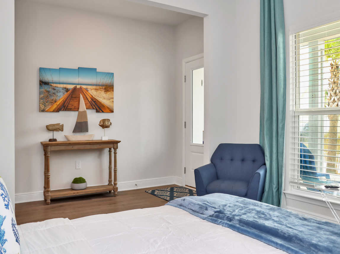 Den with Murphy Bed at Front of House