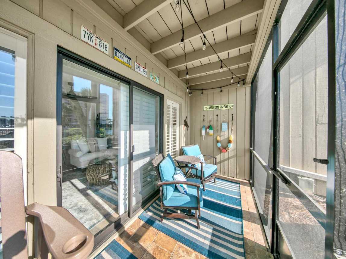 Patio 1 Part 2 - Downstairs, off of Living Room 