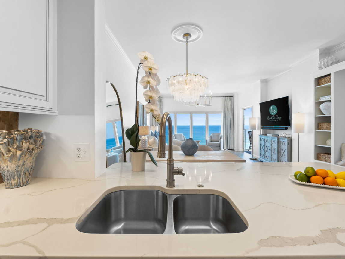 Cook with ease in our fully equipped kitchen, stocked with everything you need! -