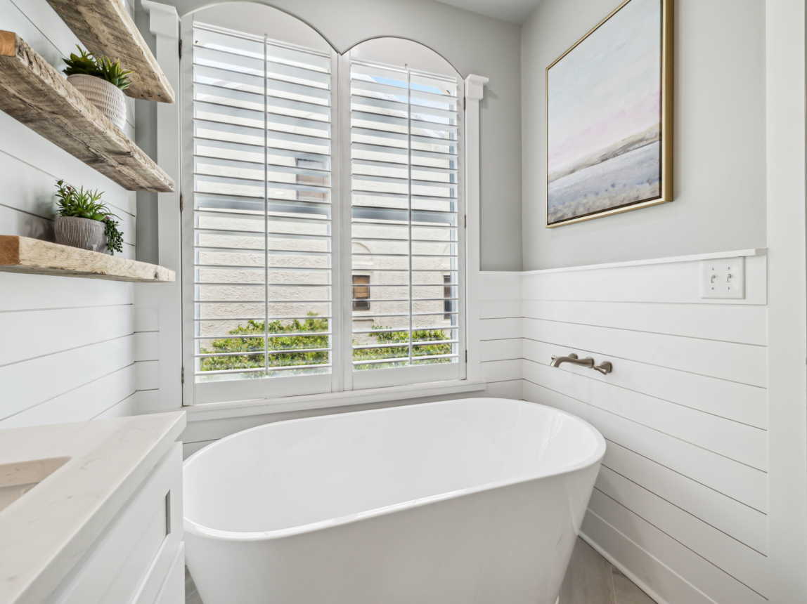 Relax After a Day at the Beach in the Oversized Soaking Tub