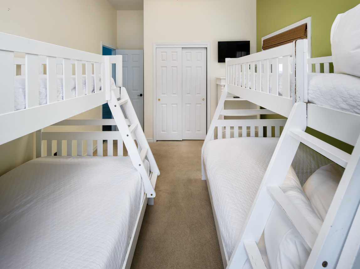 Bunk beds (Full size on the bottom and twin size on the top)