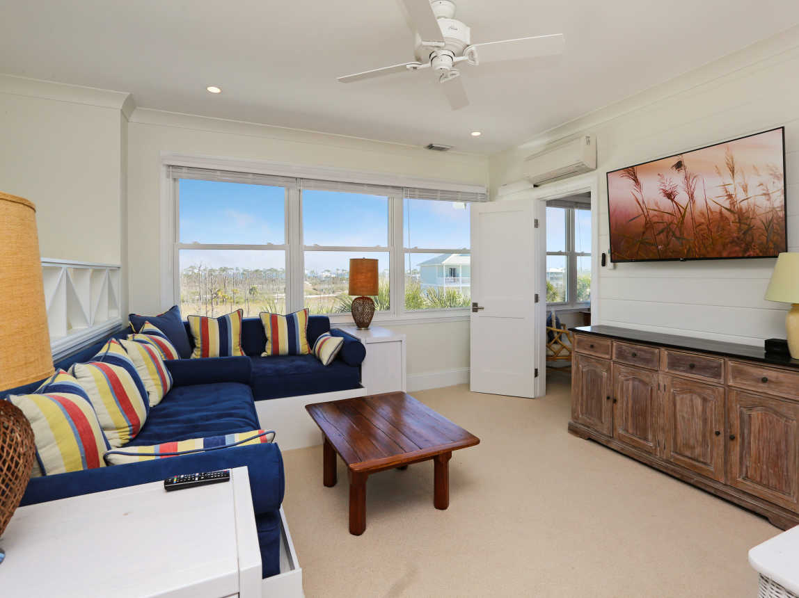 Upstairs Lounging Area & TV Room