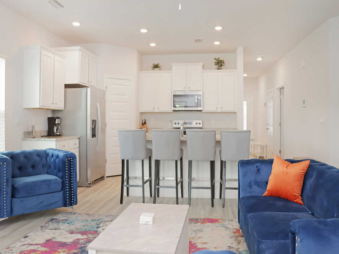 Living Room and Kitchen