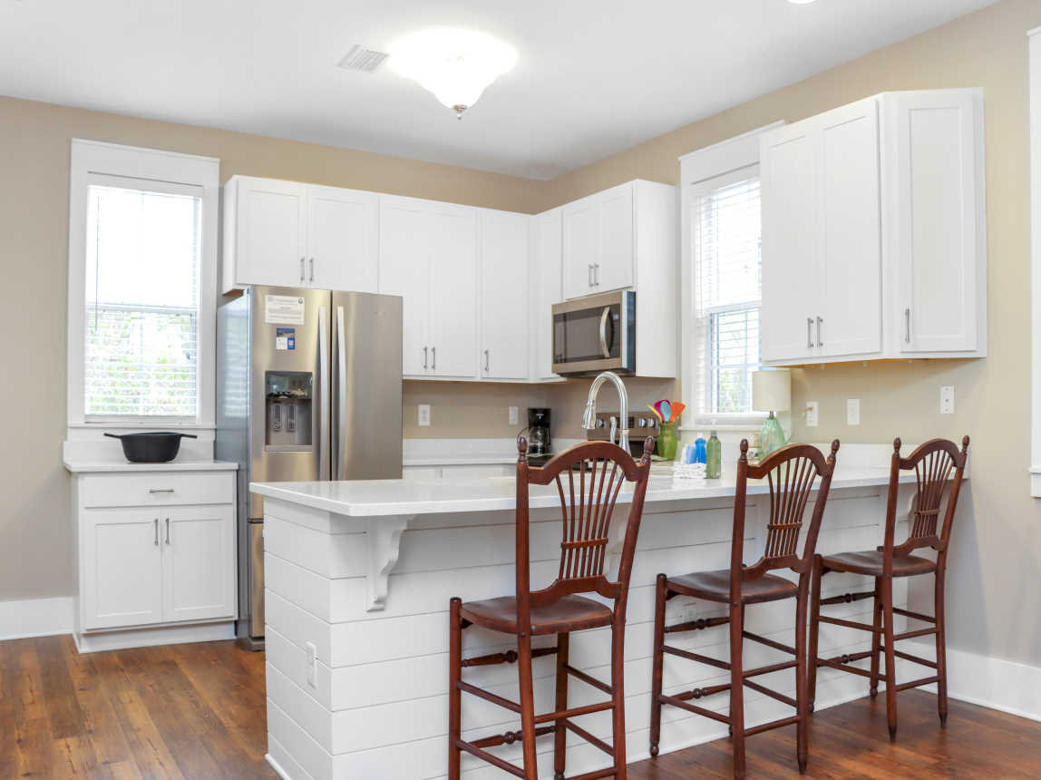Kitchen with Bar Seating