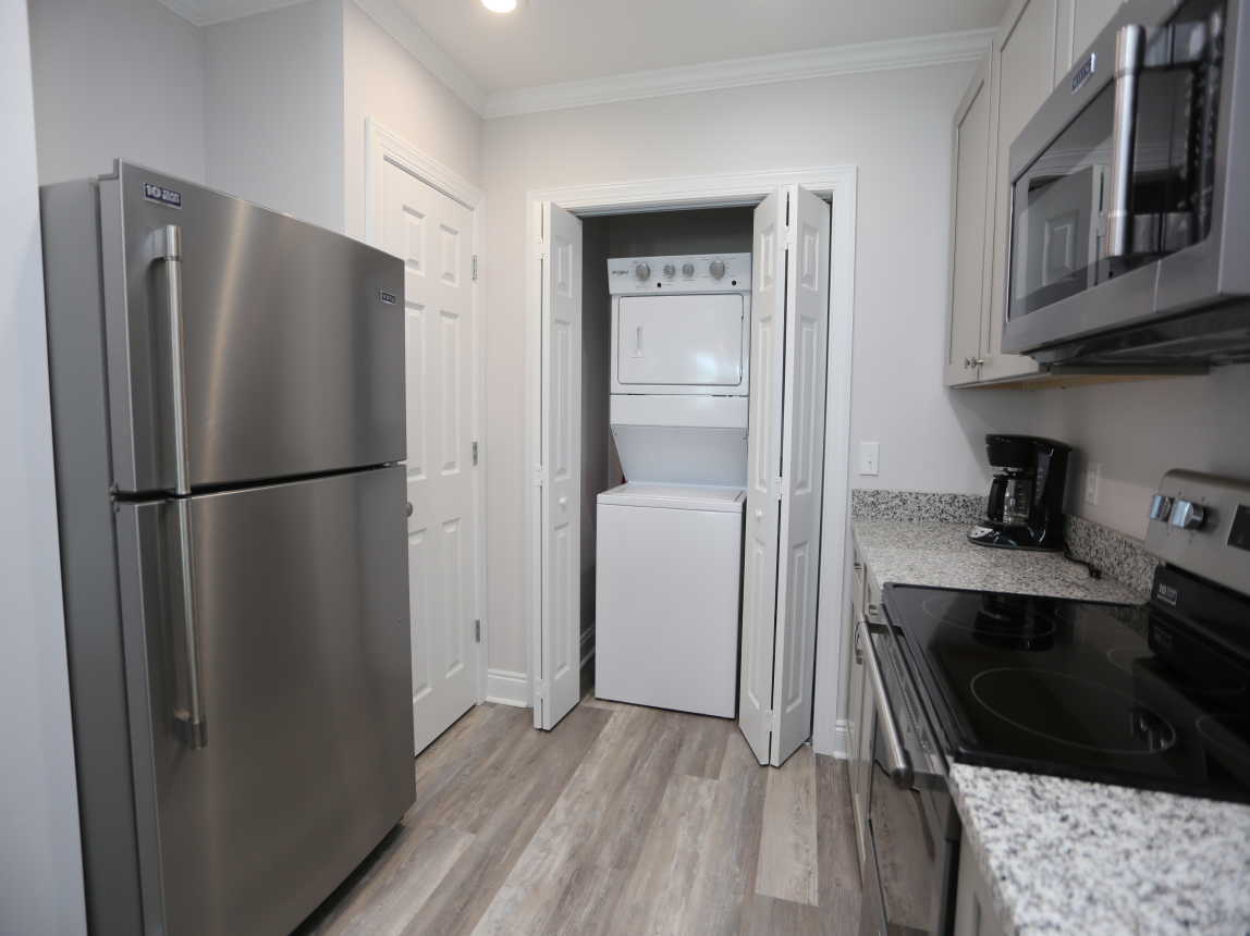 Kitchen with Laundry Closet