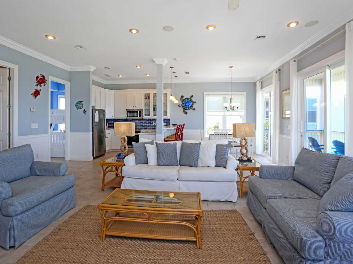 Living Room with Sleeper Sofa