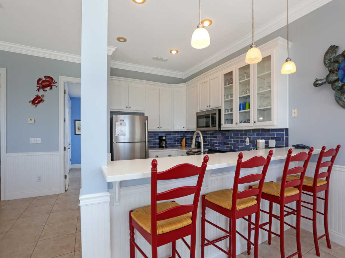 Kitchen with Bar Seating