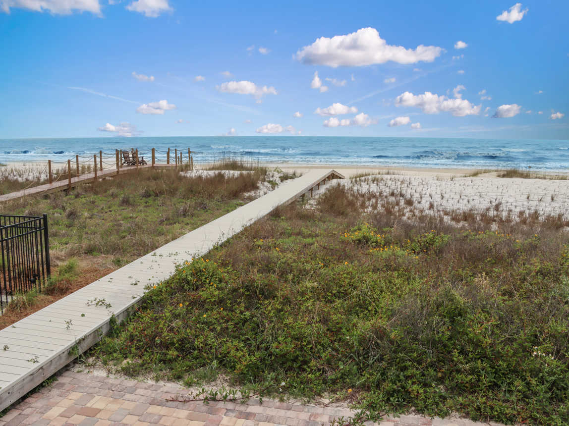 View of Private Boardwalk to the Beach