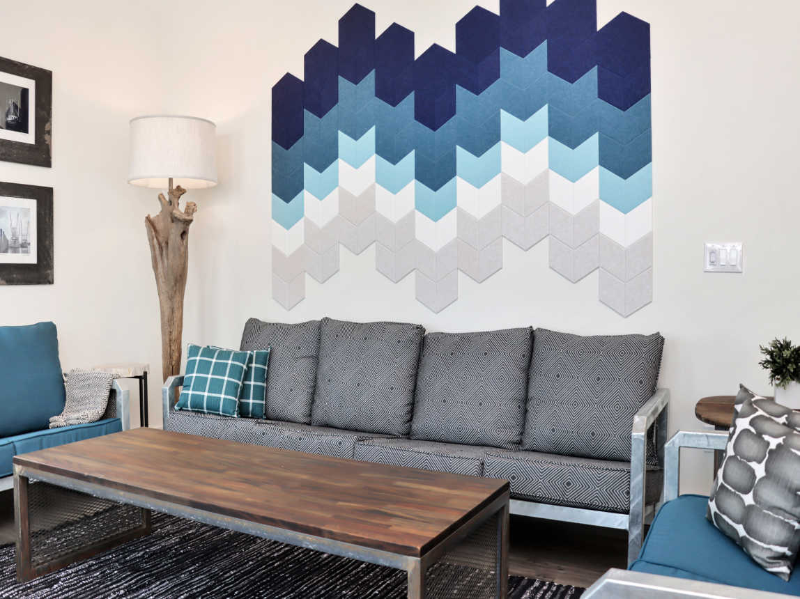 Living Room with Handmade Furniture