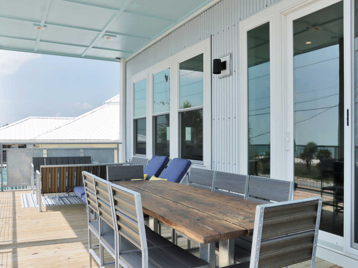 Beach View Deck with Outdoor Furniture