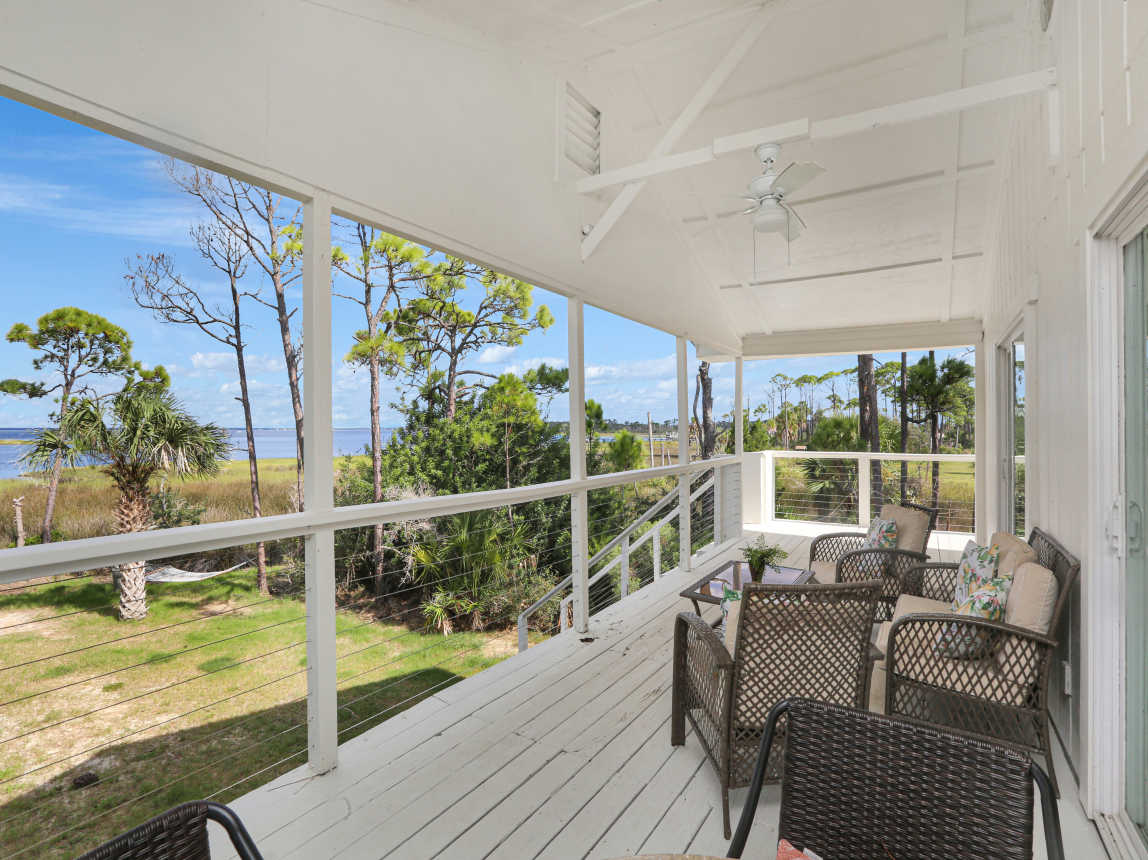 Furnished Bay Front Deck