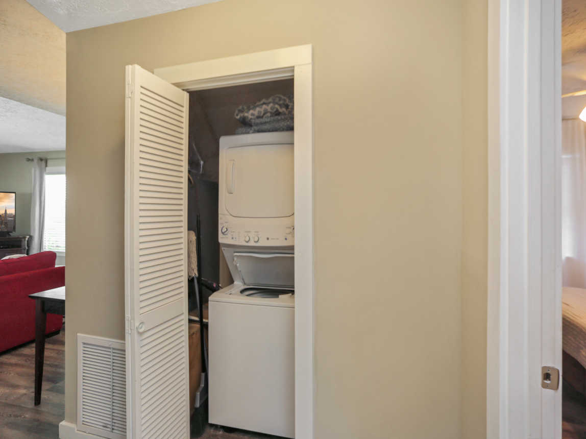 Hallway with Laundry Closet