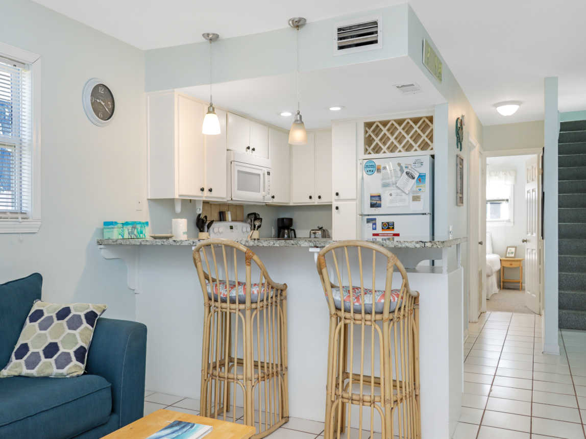 Living Room, Kitchen and Bedroom 1