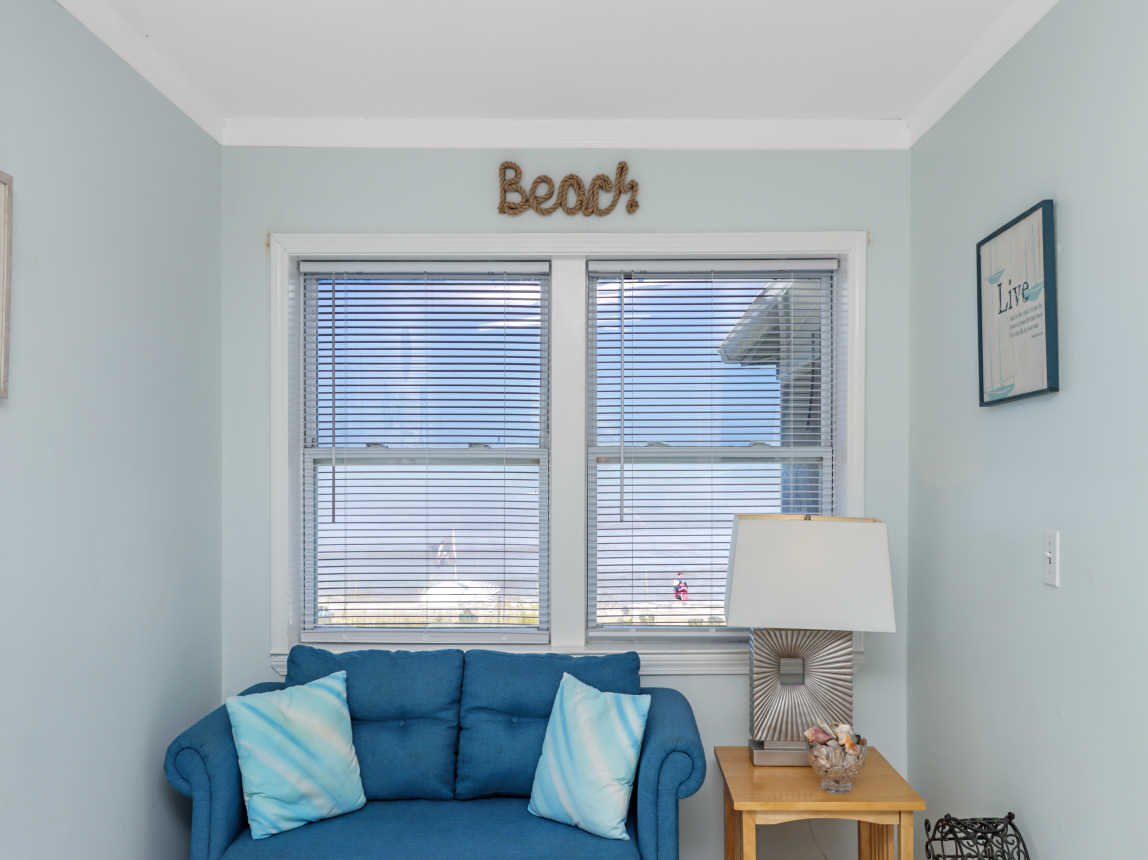 Sleeper Sofa with Beach View