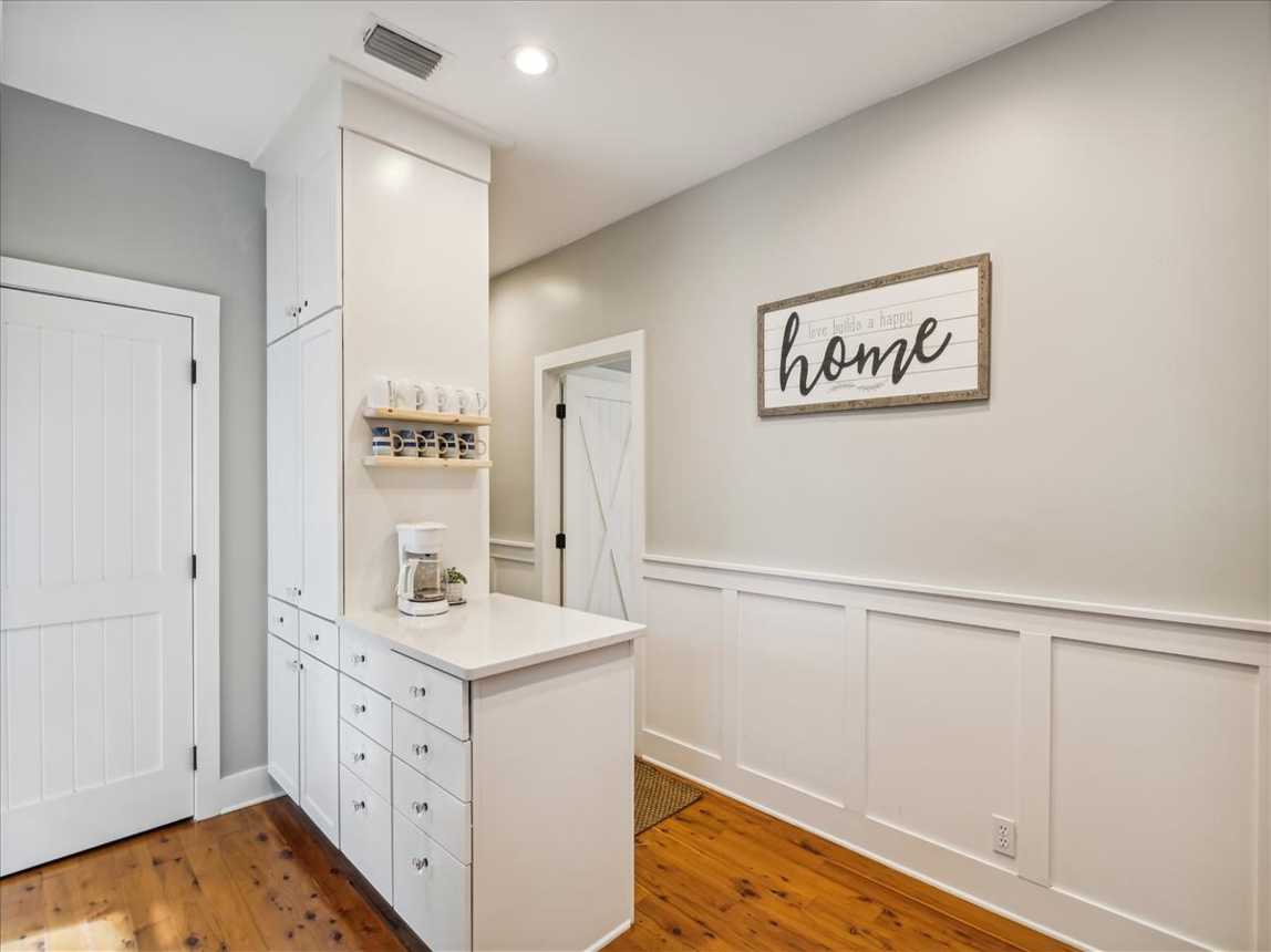 Enjoy the Coffee Bar and Pantry Space in the Kitchen