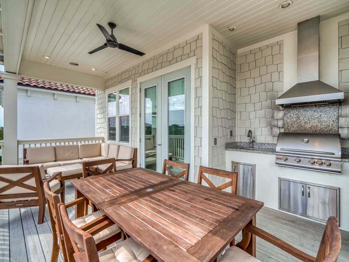 3rd Floor Balcony - Garnished with Summer Kitchen