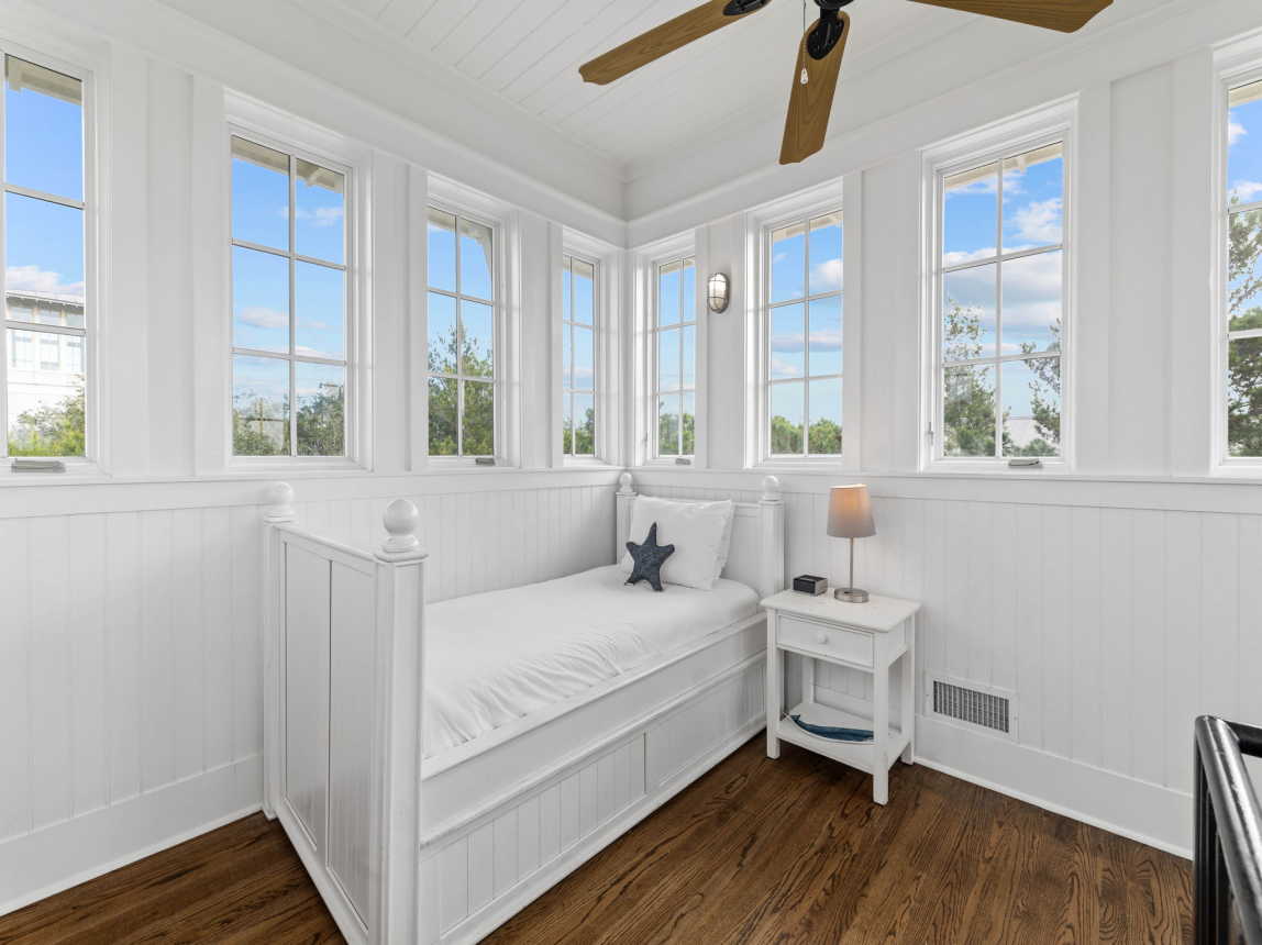 3rd Floor Tower Room - Equipped with a Twin Trundle Bed