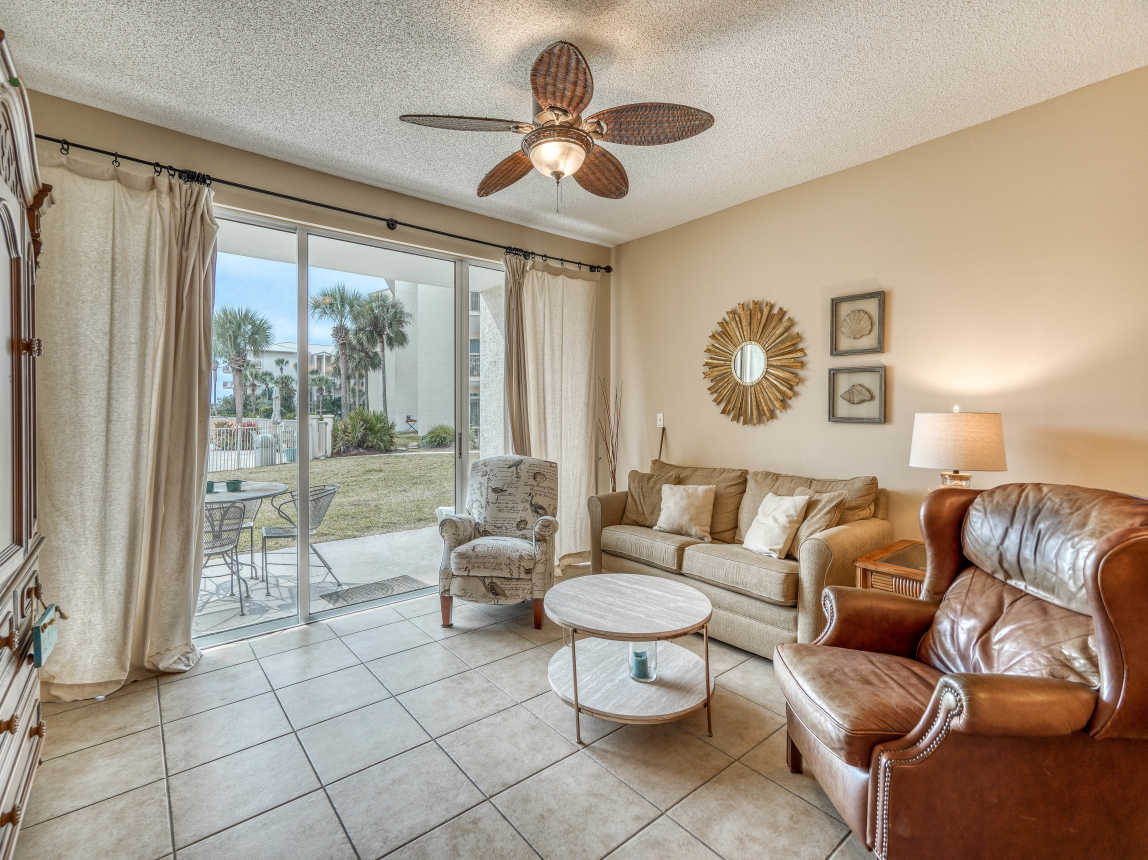 Open & Airy Living Area - Opens to Patio