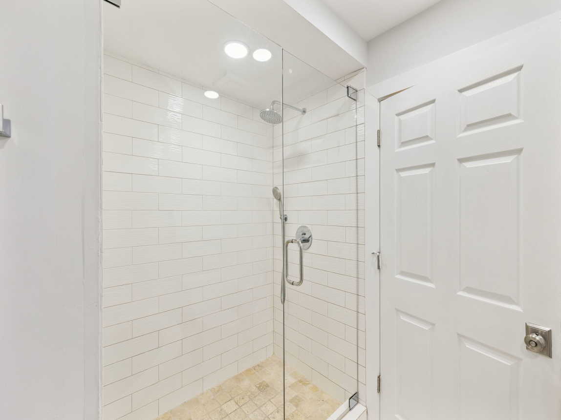 Rinse Off in the Walk-In Shower