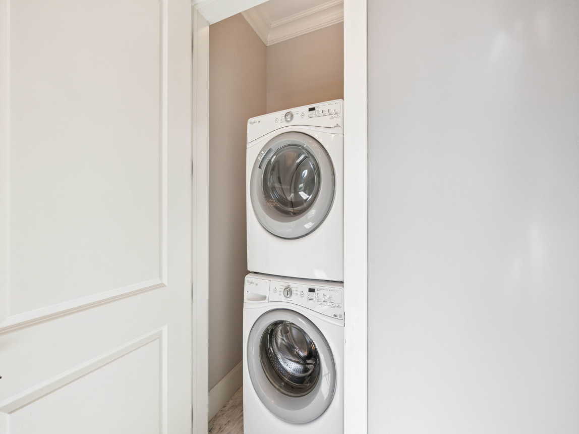 1st Floor - Stack Washer & Dryer