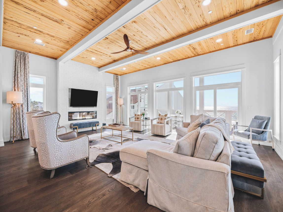 2nd Floor - Main Living Space with Endless Gulf Views!