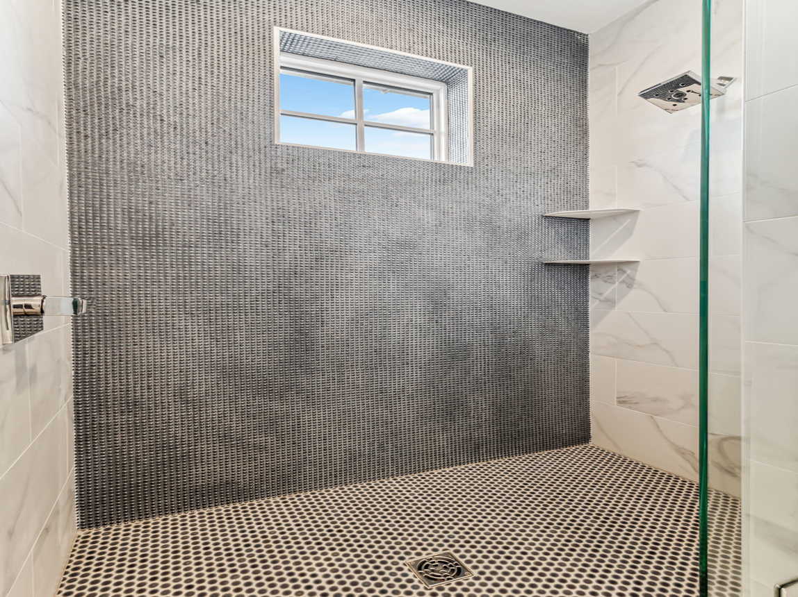 Shared Guest Bathroom - Walk-In Shower