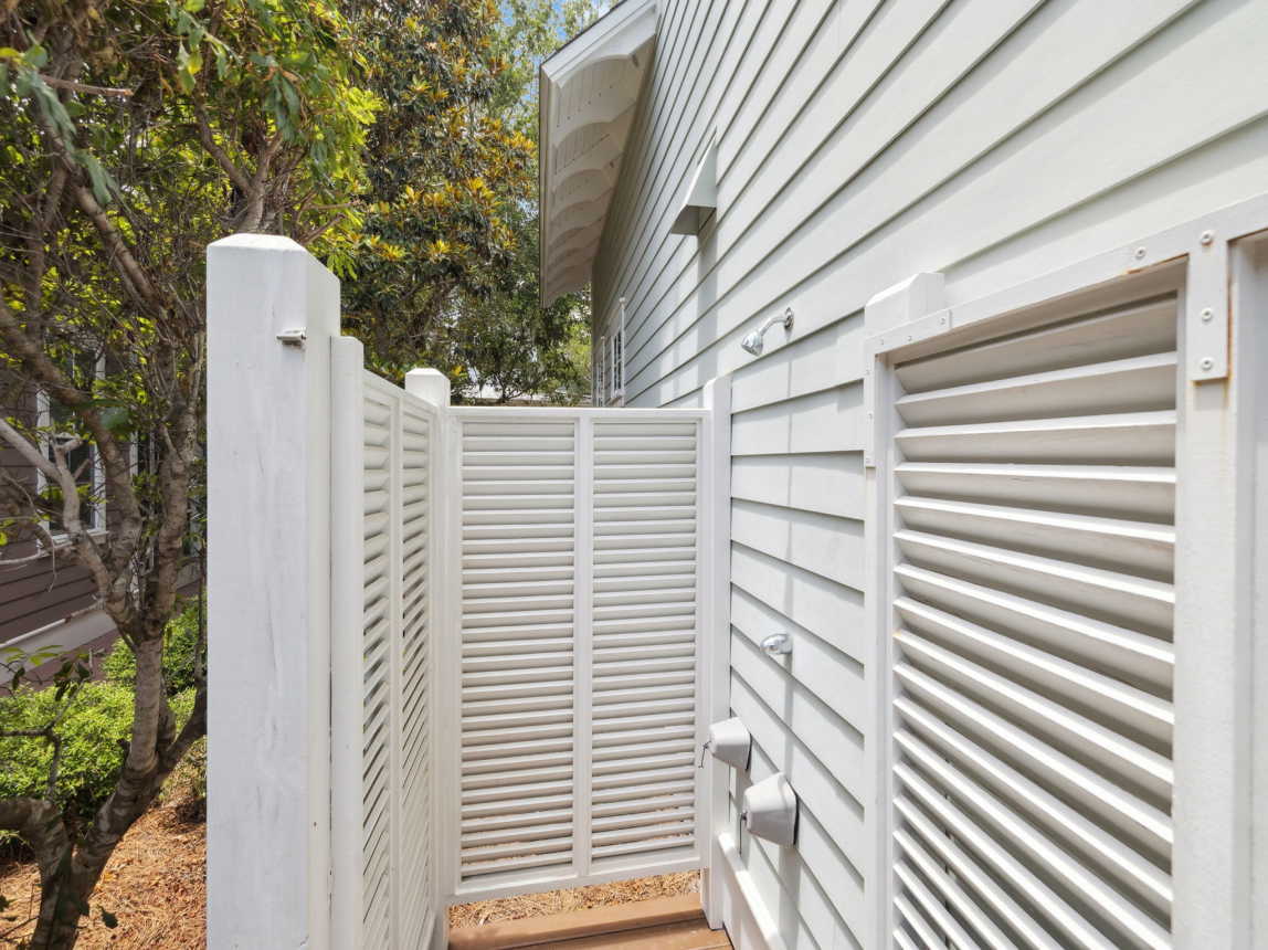 Rinse Off in the Outdoor Shower