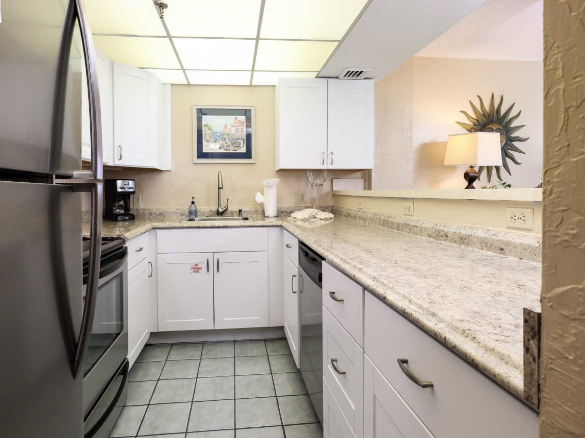 Fully stocked kitchen