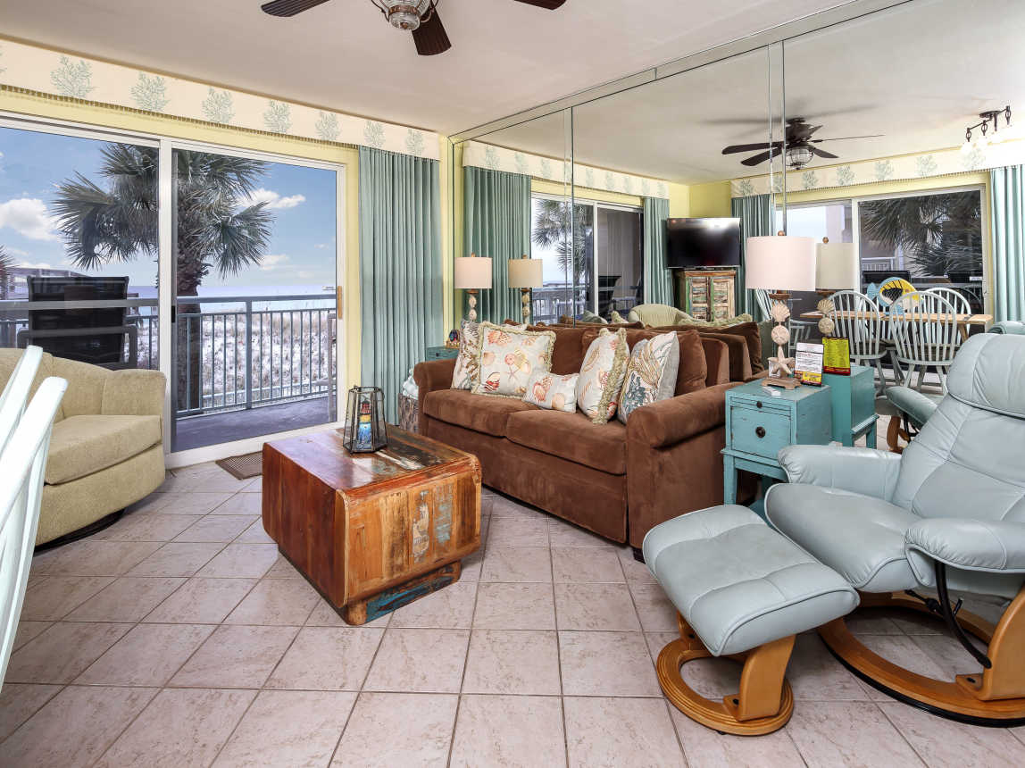 Living Room Couch converts to Queen Sleeper