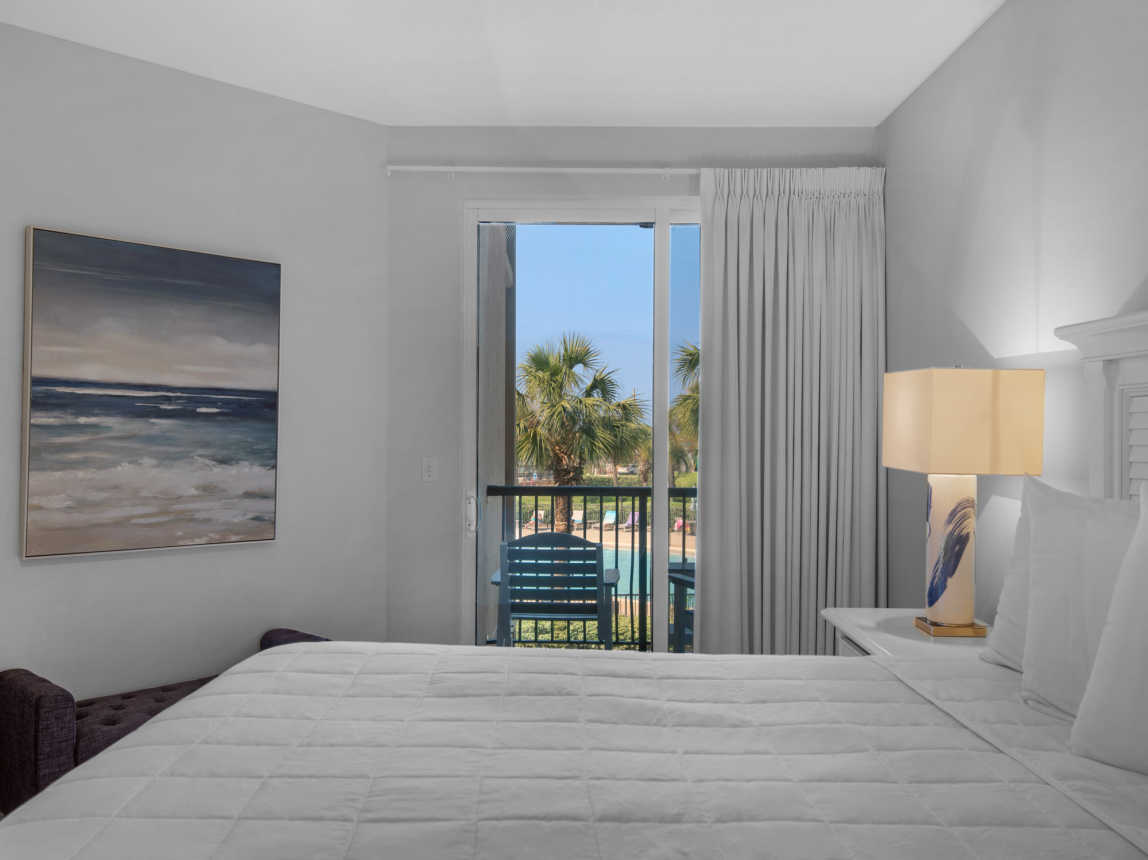 Private entrance to Patio with a Gulf View