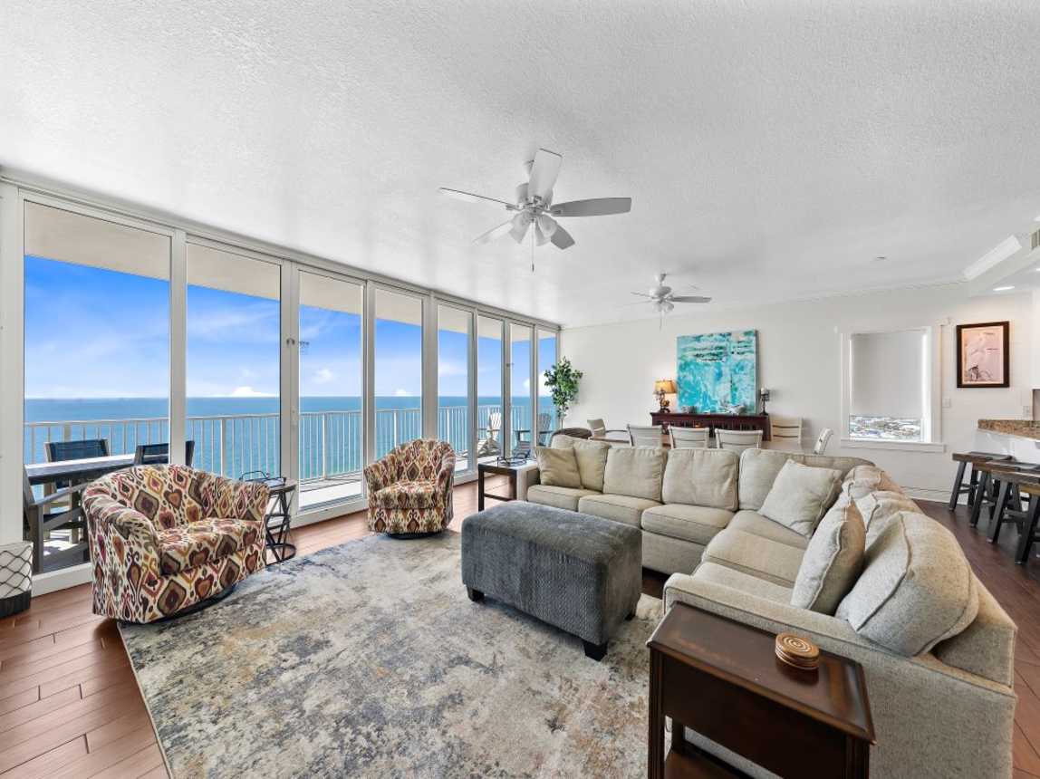 1 San Carlos Penthouse 5 Living Room