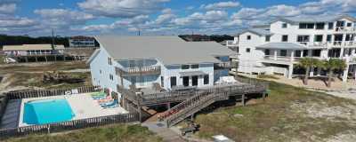 Drone photo from the beach looking North