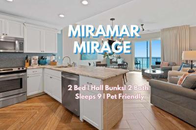 Beach Retreat 408  Top Floor, Gulf Front,  Beach Servic